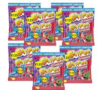 Striipes Summer Berries Limited Edition Share Bag PMP 140g - Fruity & Chewy Berry Flavoured Candy Strips- Mm (14 x Bags)