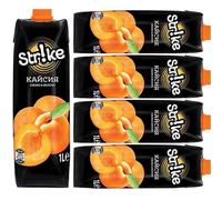 Strike Apricot Drink Juice fruit juice 1000 Mililiter x 5 Pieces