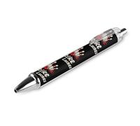 Strike Bowling Pin And Ball Retractable Ballpoint Pen Black Ink Ball Point Pen Work Pens 1 PCS