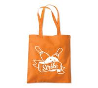 Strike Bowling Pins Ball Tote Shopping Bag 10 Litres Capacity 42 x 38cm