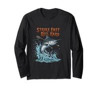 Strike Fast Reel Hard Bowfishing Game Fish Long Sleeve T-Shirt
