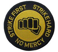Strike First Strike Hard Cobra Kai Cloth Badge Patch 3.5inch Round Badge Sew-On