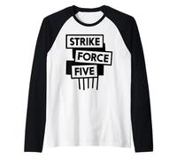 Strike Force Five Raglan Baseball Tee