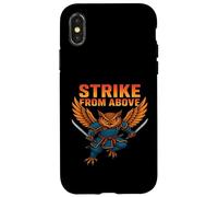 Strike From Above Samurai Owl Fighter Warrior Case for iPhone X/XS