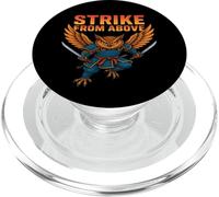 Strike From Above Samurai Owl Fighter Warrior PopSockets PopGrip for MagSafe
