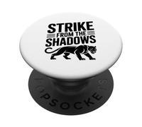 Strike From The Shadows Panther PopSockets Adhesive PopGrip