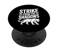 Strike From The Shadows Panther PopSockets Adhesive PopGrip