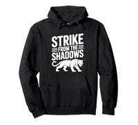 Strike From The Shadows Panther Pullover Hoodie