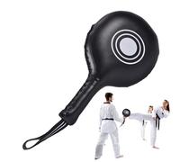 Strike Kick Paddle - Synthetic Leather Shell, Shock Absorbing Fill | Kick Precision Trainer for Target Focus Training Pad, Sparring and Combat Training