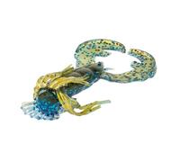 Strike King Baby Luau Craw Fishing Lure, Okeechobee Craw | High Action Claws and Skirt, Patented Rage Flange