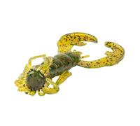 Strike King Baby Luau Craw Fishing Lure, Watermelon Seed Red Flake