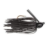 Strike King (BBJ316-1) Bitsy Bug Jig Fishing Lure, 10 - Black, 3/16 oz, Premium Silicone Skirts