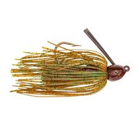 Strike King (BBJ316-11) Bitsy Bug Jig Fishing Lure, 11 - Pumpkin with Green Flake, 3/16 oz, Premium Silicone Skirts