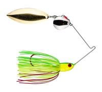 Strike King Bleeding Spinnerbait - Colorado/Willow (Bleeding Fire Tiger, 0.375-Ounce)