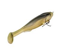 Strike King (FCS475-504) Final Copy Fishing Lure, Pre-Rigged Soft Plastic Swimbait, Free-Swinging Size 4 Treble Hook, Belly Magnetic Hook Keeper, 4 3/4-Inches, 7/8-Ounce, AYU