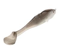 Strike King Final Copy Weedless Fishing Lure, Pre-Rigged Soft Plastic Swimbait, Ghost Shad, 6-Inches, 1 1/2-Ounce, FCSWD6-151