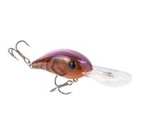 Strike King (HC6XD-P447) Pro Model 6XD Fishing Lure, Deep Diving Crankbait, Unique Curved Bill, Free-Floating Rattle Chambers, 1-Ounce, Dives to 19-Feet, Size 1 Treble Hooks, Phantom Brown Craw