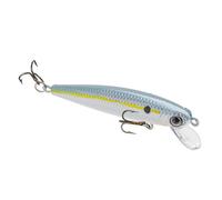 Strike King (HCJB-590) Bitsy Jerkbait Fishing Lure, Slow Sinking Minnow Profile Hard Bait, 1/8-Ounce, Size 10 Treble Hooks, Sexy Shad