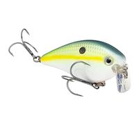 Strike King (HCKVD2.5W-538) KVD 2.5 Wake Bait Fishing Lure, 538 - Chartreuse Sexy Shad, 3/8 oz, Unique Clacking Sound
