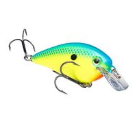 Strike King (HCKVDS1.5-561) KVD Square Bill 1.5 Fishing Lure, 561 - Chartreuse/Powder with Blue Back, 3/8 oz, Unique Action