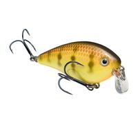 Strike King (HCKVDS1.5SH-650 KVD 1.5 Shallow Squarebill Fishing Lure, 650 - Chartreuse Perch, 3/8 oz, Black Nickel Hooks