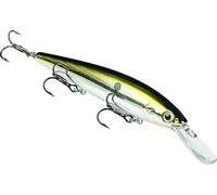 Strike King KVD Deep Jerkbait 300 3 Hook/Chrome Gold Black, 0.0565, 4.75 Inch