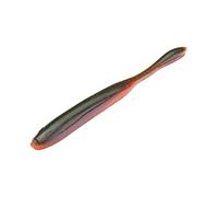 Strike King KVD Dream Shot Fishing Lure, Soft Plastic Worm, Hinged Tail Section, Coffee Scent, Salt Impregnated, Open Pour Technology