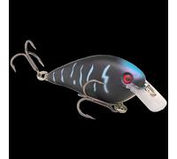 Strike King Lures, KVD Square Bill Silent Crankbaits, Model 1.5, 2 1/2" Length, 7/16 oz, 4 Hook, Wicked, Package of 1