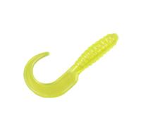 Strike King Mr. Crappie Grub/Hot Chartreuse, 0.035 (MRCG2-83)