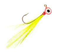 Strike King Mr. Crappie Shoo Shiner Fishing Lure, Hackle Feather Jig, 2-Pack