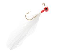 Strike King Mr. Crappie Shoo Shiner Fishing Lure, Hackle Feather Jig, 2-Pack