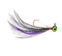 Strike King Mr. Crappie Shoo Shiner Fishing Lure, Hackle Feather Jig, 2-Pack