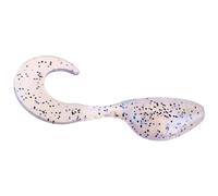 Strike King MRCSPCT-41 Mr. Crappie Shadpole Curlytail, Glimmer Blue