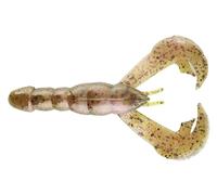Strike King Rage Craw 4-Inch Fishing Lure, Soft Plastic Grub, Unique Design, Realistic Pincers, Slender Body, 4-Inches, 7-Pack
