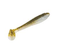 Strike King Rage Swimmer Fishing Lure, Soft Plastic Paddletail Minnow, Sleek Nose Cone, Softly Ribbed Body, Thin Tail