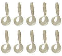 Strike King Rage Tail Grub 4",Pearl