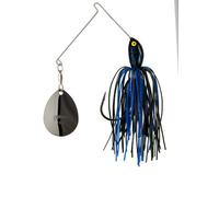 Strike King Ratlin Midnight Special Spinnerbait (Black/Blue Diamond Dust Skirt/Black Nickel Blade, 0.4375-Ounce)