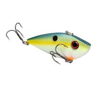 Strike King (REYESD34-538) Red Eyed Shad Fishing Lure, 538 - Chartreuse Sexy Shad, 3/4 oz, 3D Eyes