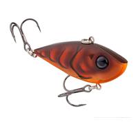 Strike King (REYESD34-587) Red Eyed Shad Fishing Lure, Lipless Crankbait, Free-Floating Internal Rattles, 3D Eyes, Premium Size 4 Treble Hooks, 3/8-Ounce, Sinking, Brown Gourd