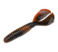 Strike King (RGTTMG-466) Rage Twin Tail Menace Grub Fishing Lure, 466 - Crawdaddy, 3.5", Double Tail Grub