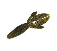 Strike King RO3-46 KVD PerfectPlastics Baby Rodent Creature Bait, 3-Inch, Green Pumpkin