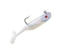 Strike King (SKPNGR338-84) Pinger Minnow Fishing Lure, Pre-Rigged Soft Plastic Jerkbait, Optimized for Live Sonar, Realistic Minnow Profile, 3-Inches, 3/8-Ounce, 3/0 Hook, 3-Pack, Pearl