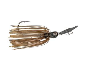 Strike King TCVSJ38-465 Thunder Cricket Vibrating Swim Jig, Green Pumpkin, 3/8 oz