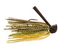 Strike King (TGTCFJ12-132) Tour Grade Tungsten Flipping Jig Fishing Lure, Compact Tungsten Head Design, Hand-Tied Skirt, Weed Guard, 1/2-Ounce, Heavy Duty Size 4/0 Hook, Gator Craw