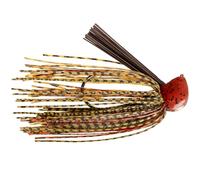 Strike King (TGTCFJ12-322) Tour Grade Tungsten Flipping Jig Fishing Lure, Compact Tungsten Head Design, Hand-Tied Skirt, Weed Guard, 1/2-Ounce, Heavy Duty Size 4/0 Hook, Shellcracker