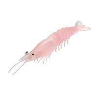 Strike King (TSB275-346) Tidal Shrimp Fishing Lure, Unrigged Soft Plastic Shrimp Bait, Bodies Only, Durable Mesh Tail, 2 3/4-Inches, 3-Pack, Flamingo