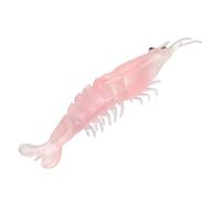Strike King (TSB425-346) Tidal Shrimp Fishing Lure, Unrigged Soft Plastic Shrimp Bait, Bodies Only, Durable Mesh Tail, 4 1/4-Inches, 2-Pack, Flamingo