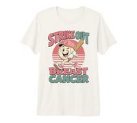 Strike Out Breast Cancer Awareness Baseball Premium T-Shirt