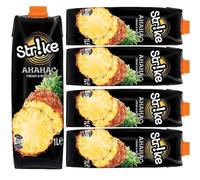 Strike Pineapple Drink Juice fruit juice 1000 Mililiter x 5 Pieces