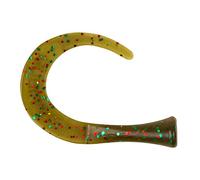 Strike Pro Spare Tail Guppie Tail Jr. 3 Curly / 1 Paddle Mossgreen Glitter